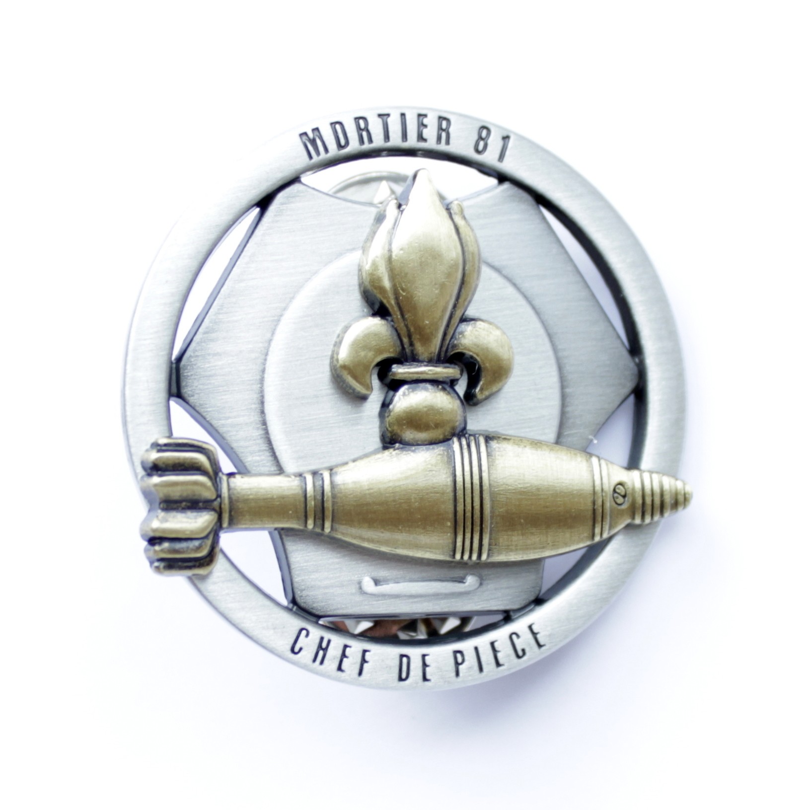 BREVET INFANTERIE MORTIER 81 mm CHEF DE PIECE