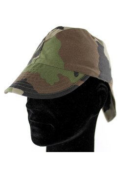 Casquette F1 camouflée Armée française avec protège nuque (neuve)