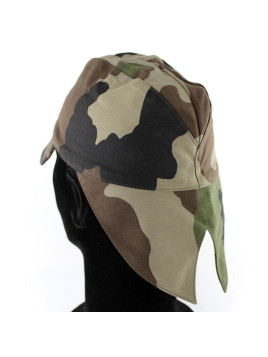 Casquette F1 camouflée Armée française avec protège nuque (neuve)