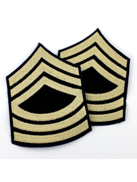 Lot de 2 Grades US Army "Master Sergeant" (reproduction)