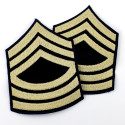 Lot de 2 Grades US Army "Master Sergeant" (reproduction)