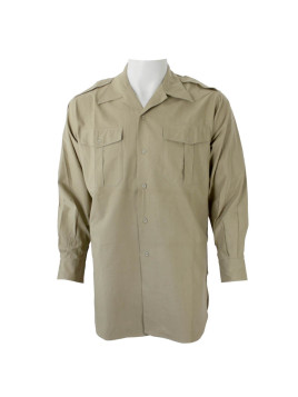 Chemise beige Armée française années 50-60 type Algérie