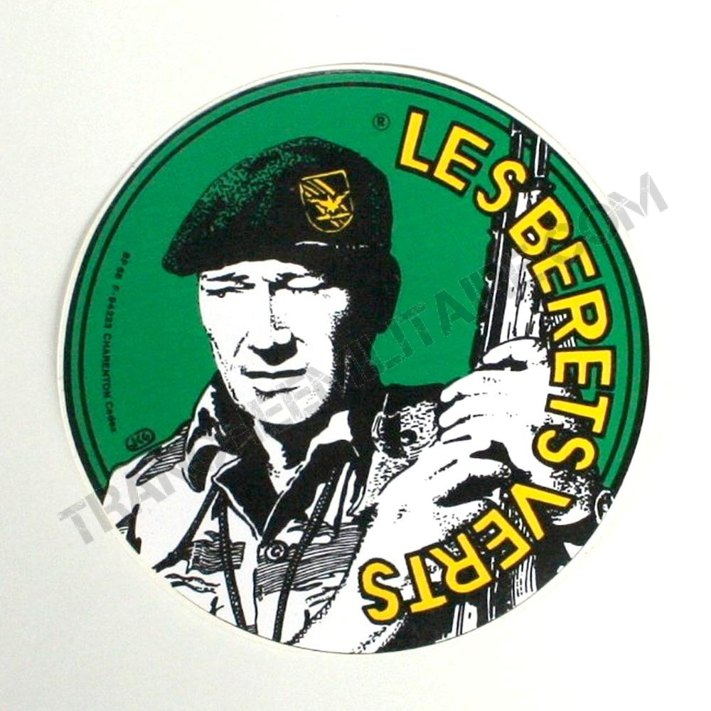 Autocollant Les Bérets Verts Armée française
