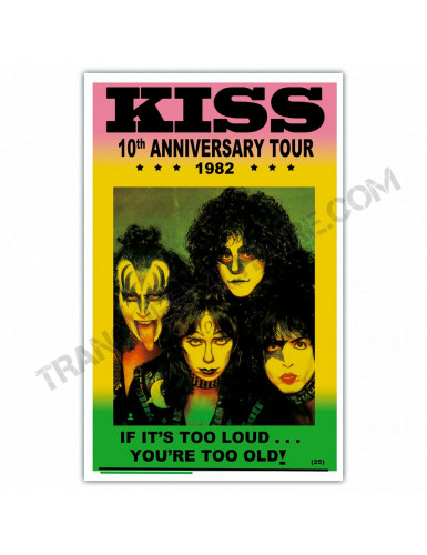Affiche KISS 10è anniversaire