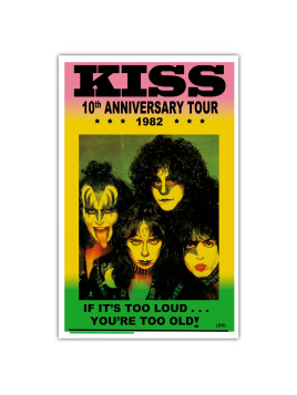 Affiche KISS 10è anniversaire