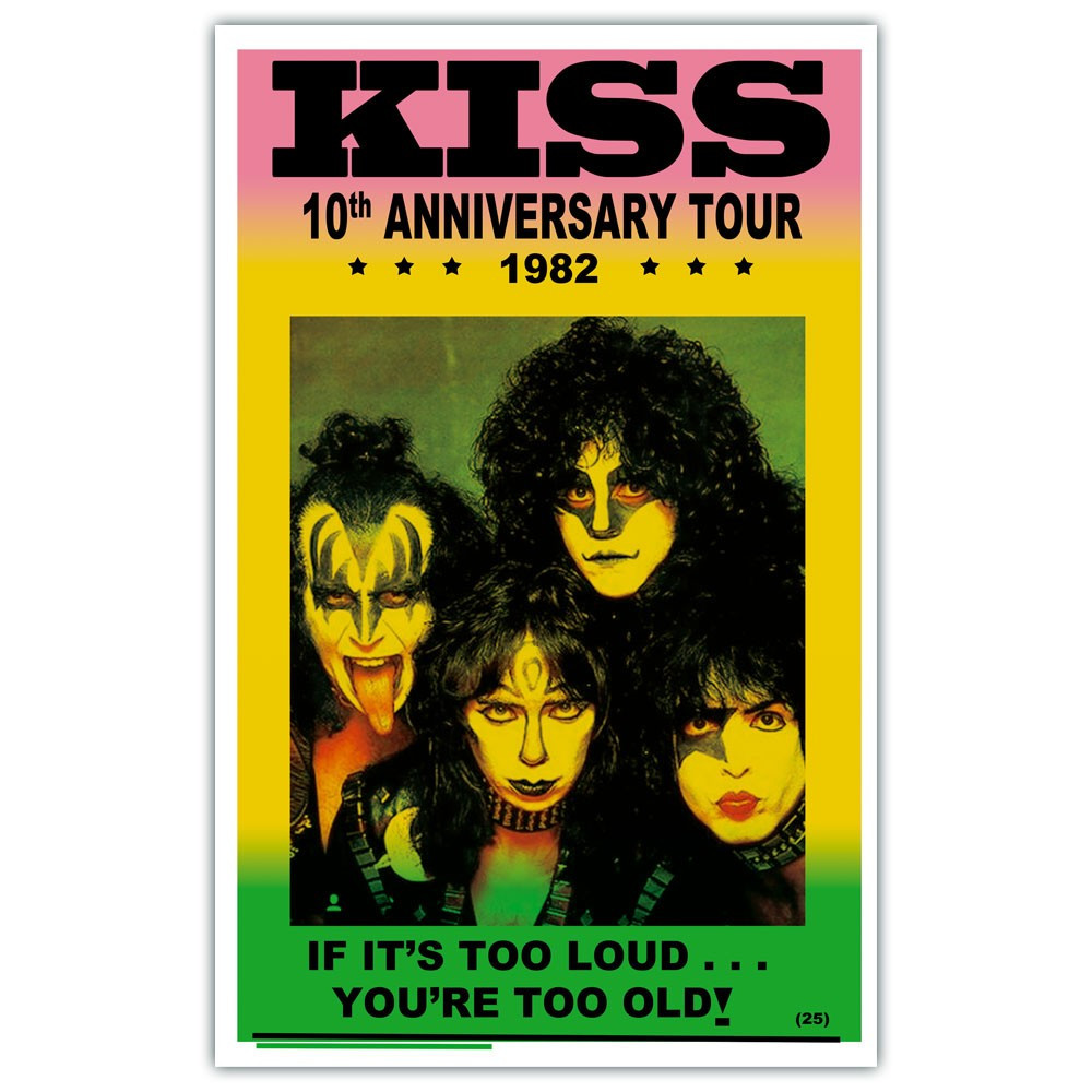 Affiche KISS 10è anniversaire