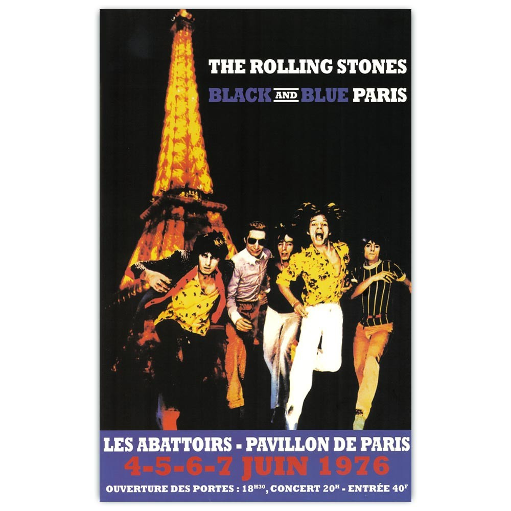 Affiche The Rolling Stones à Paris