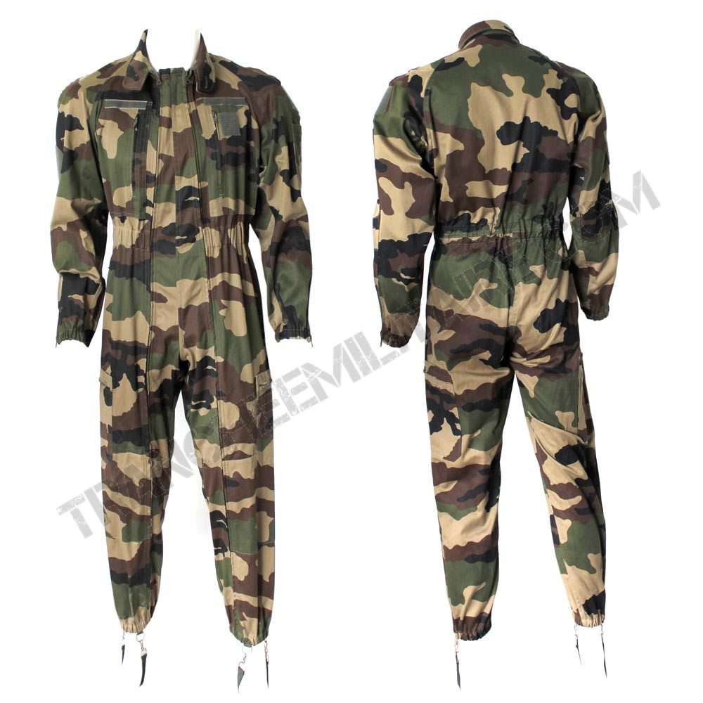 Combinaison règlementaire double ZIP Armée française camouflage CE 