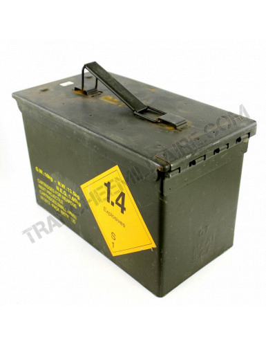 Caisse de munitions AD81 - 82 x 51 x 29 cm - Caisse militaire en