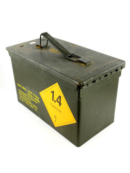 Caisse de munitions AD81 - 82 x 51 x 29 cm - Caisse militaire en