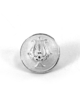 Bouton Musique Militaire blanc (original)