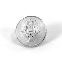 Bouton Musique Militaire blanc (original)