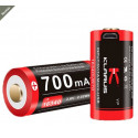 Batterie rechargeable pour lampe tactique Klarus XT1C / RS16