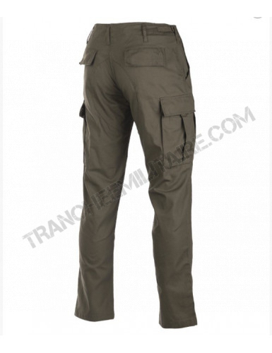 Pantalon US BDU "slim fit" R/S TEESAR (vert olive)