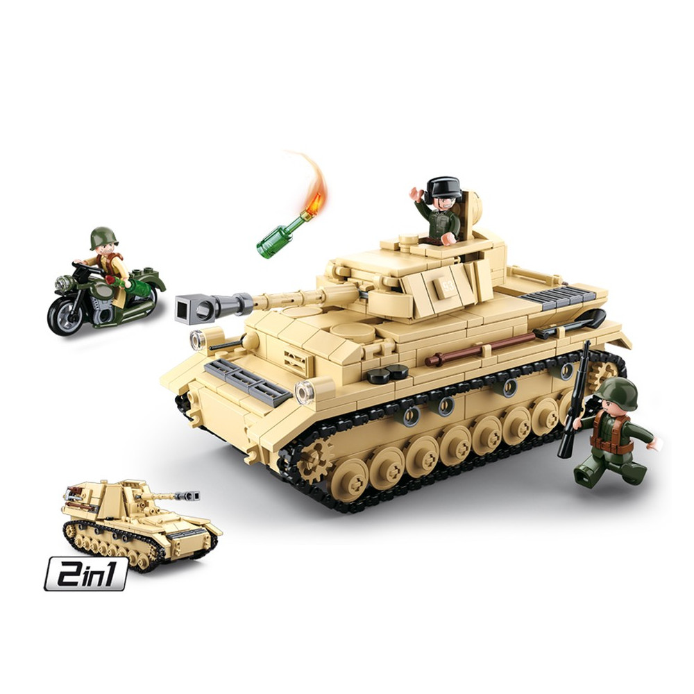 Briques Sluban "char allemand" (M38-B0693) Briques Sluban "char allemand" (M38-B0693)