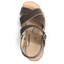 Sandales Cuir Marine