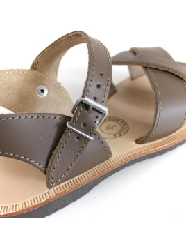 Sandales Cuir Marine