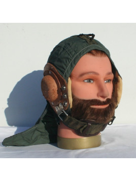 Serre tête casque pilote Guéneau années 60