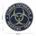 Badge Equipe d'intervention Zombie