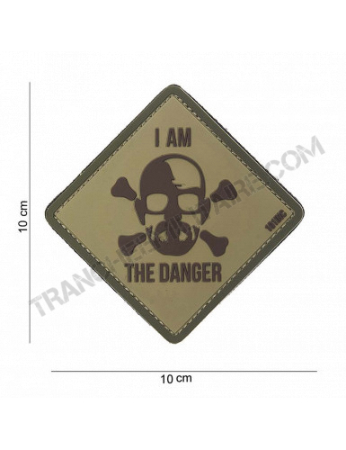 Patch 3D PVC " I am the danger " sable
