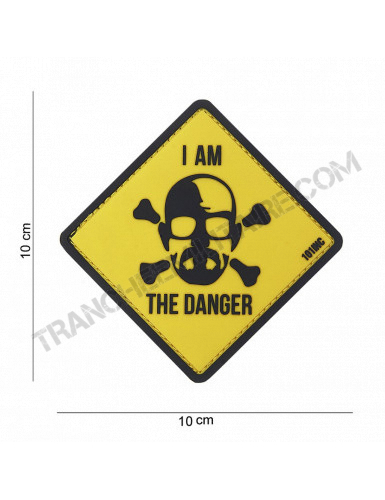 Patch 3D PVC " I am the danger " jaune