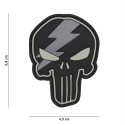 Patch 3D PVC Punisher thunder gris