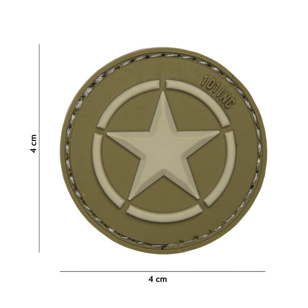 Patch 3D PVC Allied star vert