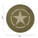 Patch 3D PVC Allied star vert