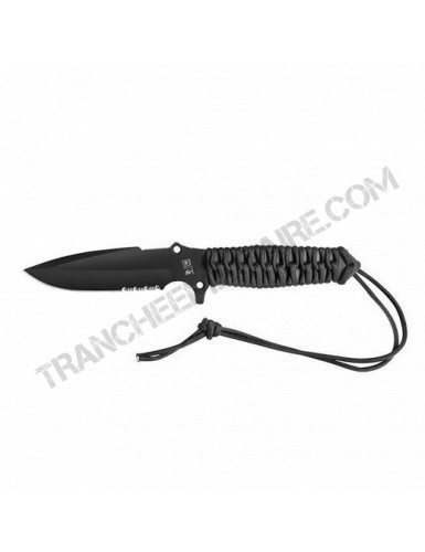 Couteau Maraudeur® paracord 550 serration "Fish & Fire"