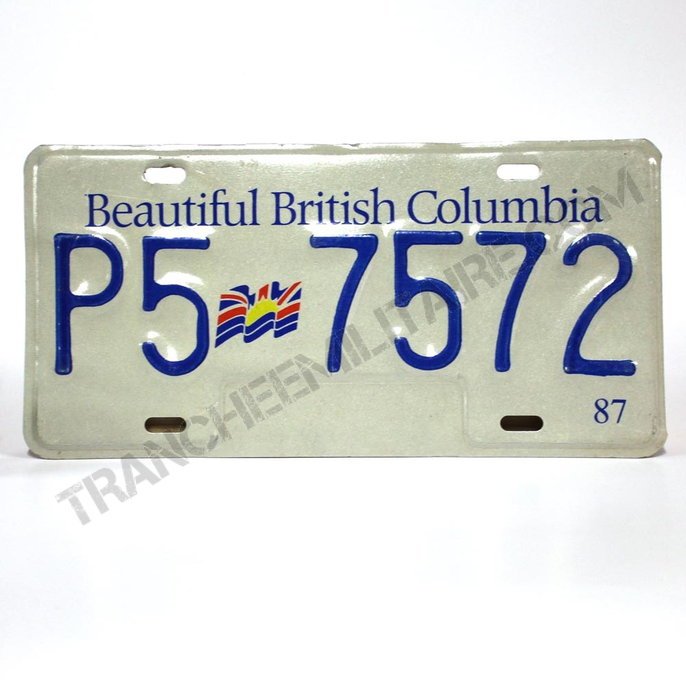 Plaque US British Columbia