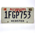 Plaque US Mississippi Webster