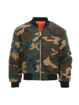 Blouson Pilote Bombers MA1 camouflé