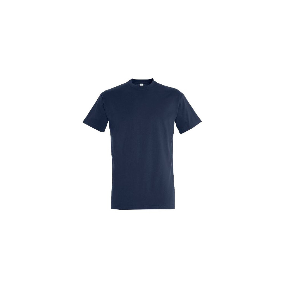 T-shirt bleu marine (100% coton)