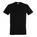T-shirt noir (100% coton)