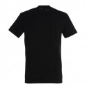 T-shirt noir (100% coton)