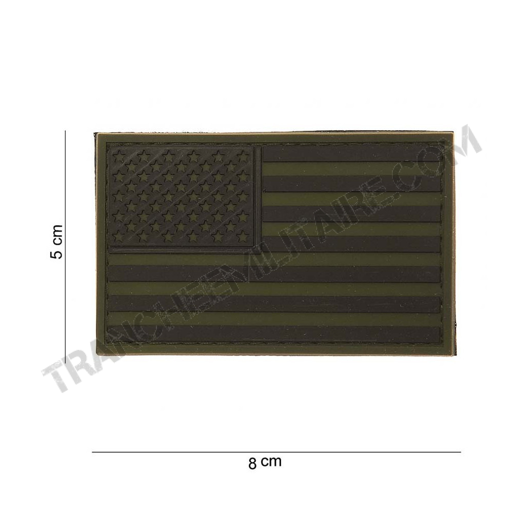 Ecusson patche US ARMY drapeau USA basse visibilité patch brodé 