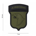 Patch 3D PVC 101éme division Airborne (vert)