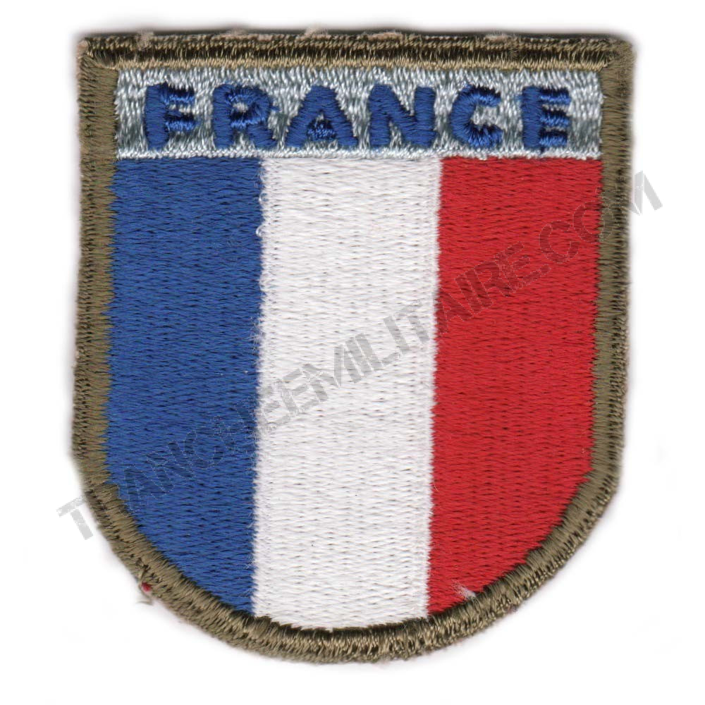 Ecusson France WWII (bord vert)