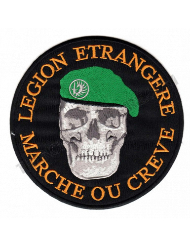 Ecusson Légion Etrangère "Marche ou crève"