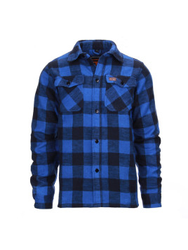 Chemise de bûcheron bleu/noir
