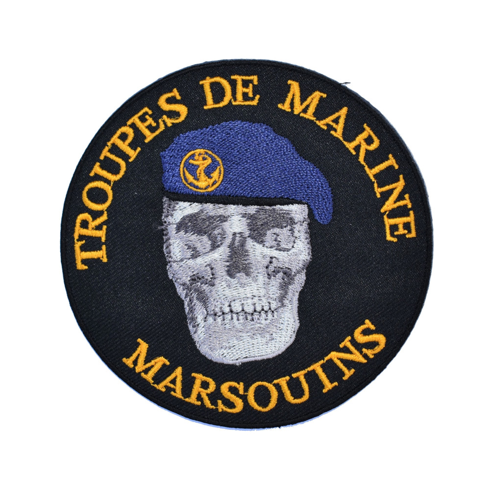 Ecusson Losange d'arme Troupes de Marine Troupe TDM sur Velcro