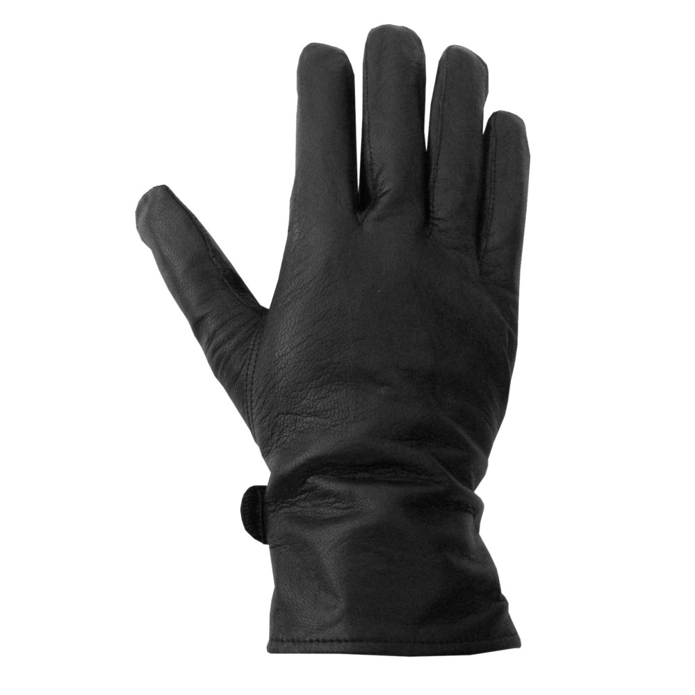 Gants en cuir noir Armée française