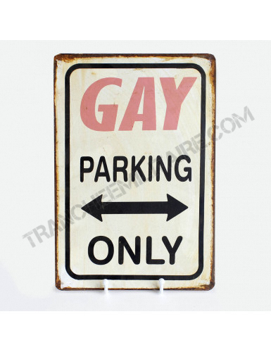 Plaque vintage Gay