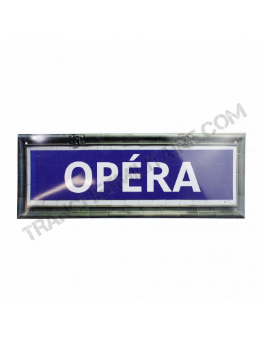 Plaque Métro Opéra