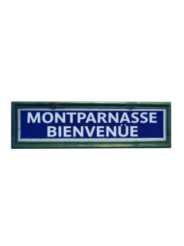 Plaque Métro Montparnasse