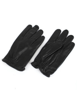 Gants Intervention Cuir noir