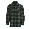 Chemise de bûcheron olive/noir