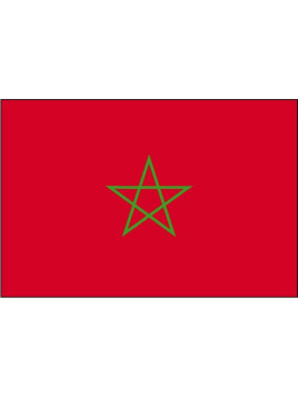 Drapeau Maroc (150*90 cm) - La Tranchée Militaire