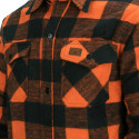 Chemise de bûcheron orange/noir