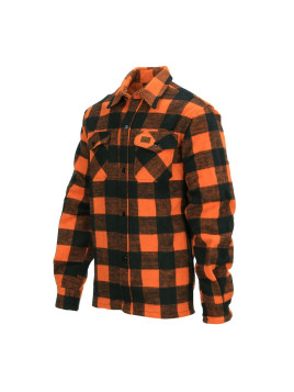 Chemise de bûcheron orange/noir